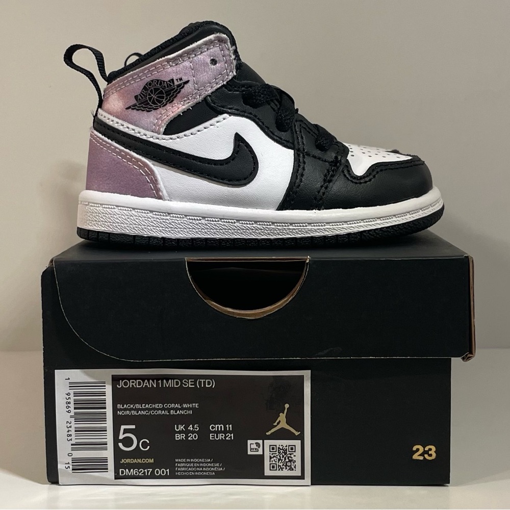 [BRAND NEW] AIR JORDAN 1 MID SE ZEN MASTER TODDLER SIZE 5C BASKETBALL SNEAKERS
